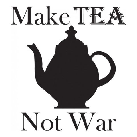 Rienda Libre Graphics - Decomural Make Tea Not War Kitchen Ws-40867