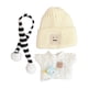 thumbnail image 2 of Conjunto De Bufanda Y Suéter Para Muñecas En Miniatura, Gorro Y Bufanda Para Muñecas De Peluche, Colgante Para Muñecas De Niña, Bufanda Negra A Rayas, 2 of 3