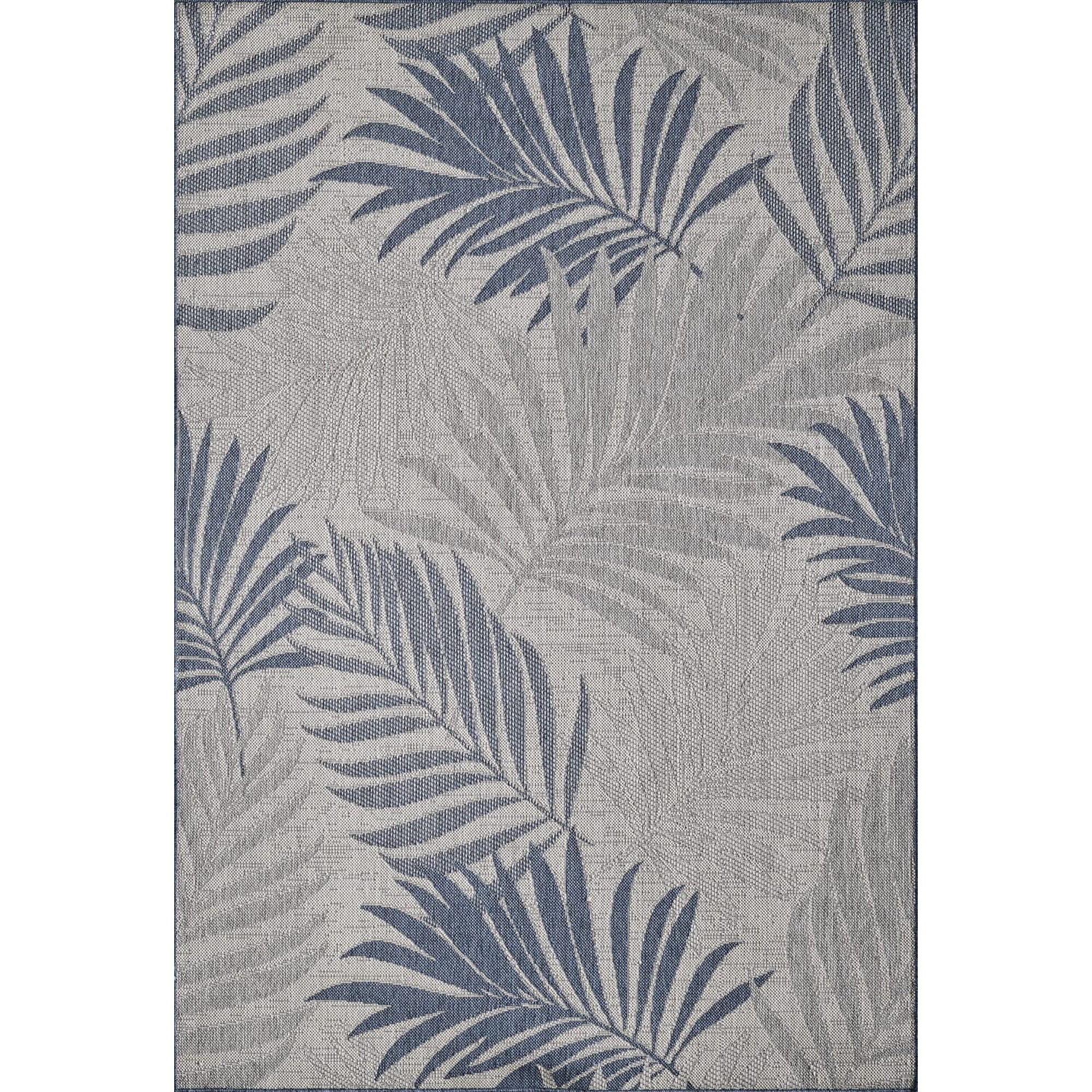 Alfombra Kas Rugs Provo 5786, Azul, Rectangular Para Interiores Y Exteriores, 100 X 150 Cm
