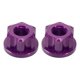 thumbnail image 1 of 2x Tuercas De Eje De Cubo De Rueda De Bicicleta Para Pi?ón Fijo Tuerca De Eje Delantero Antideslizante M9 Violeta, 1 of 5