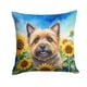 thumbnail image 1 of Cojín Sunflowers Cairn Terrier, 1 of 6