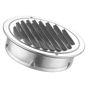 Bothyi - Rejilla De Ventilación De Acero Inoxidable Para Sistemas De Ventilación, Unidades De Acondicionamiento, Baño, 120Mm