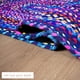 thumbnail image 5 of Alfombra RAJRANG Oval Trenzada a Mano 61x91 cm Multicolor Azul, 5 of 6