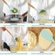 thumbnail image 5 of Utensilios de cocina de silicona, 12 piezas, sartén antiadherente, utensilios de cocina, espátula con mango de madera, cuchara sopera, raspador, traje, 5 of 5