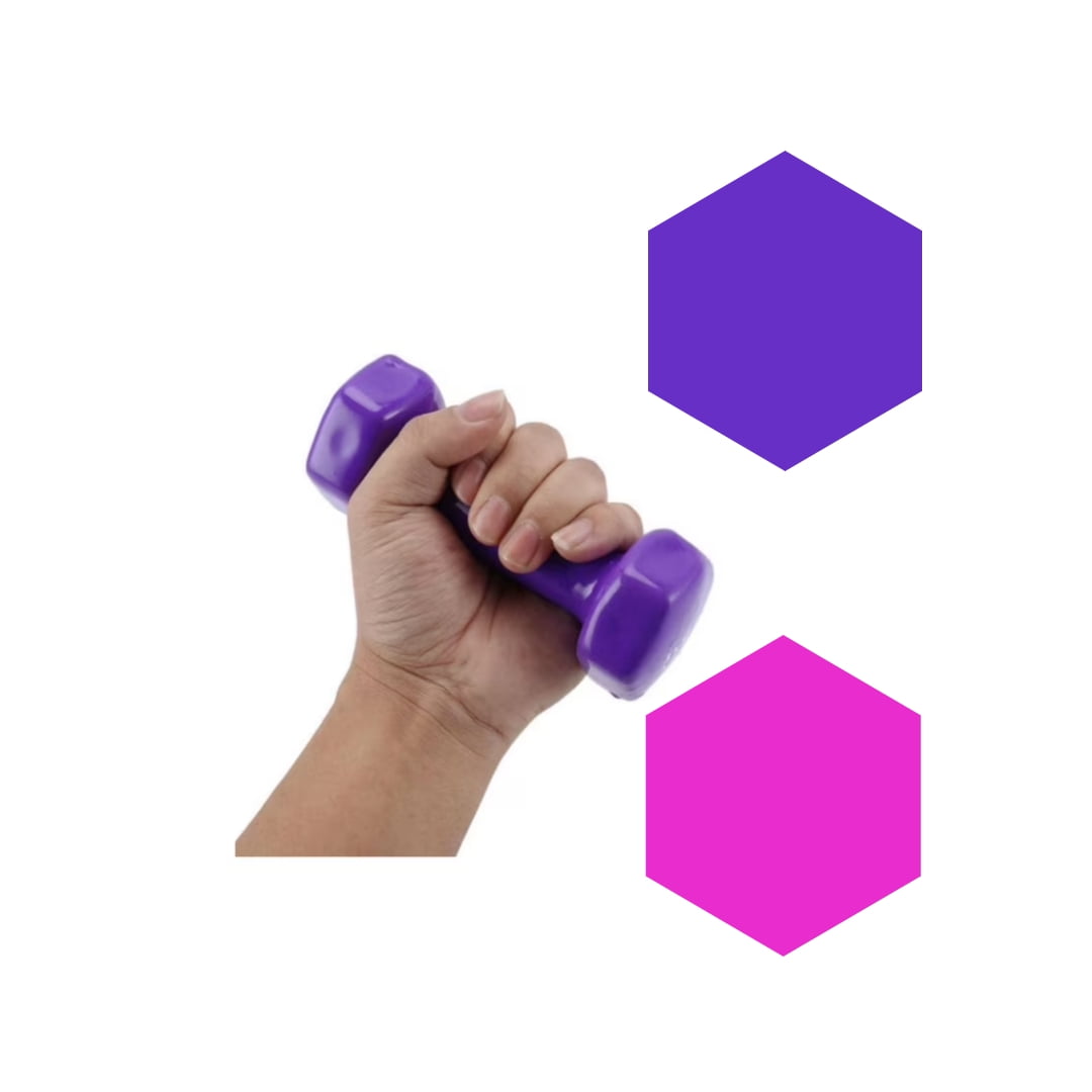 Ak Sport - Mancuerna 0,5 Kg Cubierta De Vinilo Pack De 2 Un.