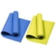 thumbnail image 4 of 2x Antideslizante Yoga Pilates Mat Fitness Ejercicio Gym Cojín Pad Azul + Amarillo, 4 of 5