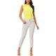 thumbnail image 2 of INSPIRE CHIC Blusas sin mangas para mujer de regreso a clases, blusas de trabajo con volantes y pliegues, tops elegantes, amarillo claro L, 2 of 6