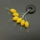 thumbnail image 5 of Resistencia Duradera Alta Concentricidad Buena Calidad Accesorios de Pesca Flotador de Goma Negro Luminoso Tapón de Línea de Frijoles Espaciales, 5 of 7