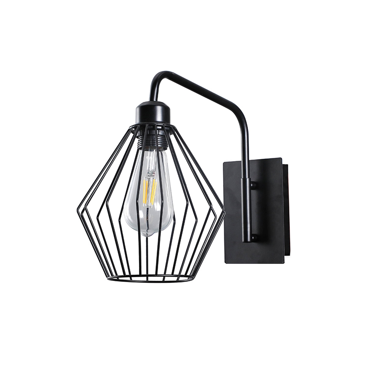 Hb. Importaciones - Aplique Led Estilo Hierro Porta E-27 Incluye Ampolleta