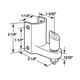 thumbnail image 2 of Bisagra Pivotante De Gravedad Para Poste Prime line 656 7220, 2 of 4