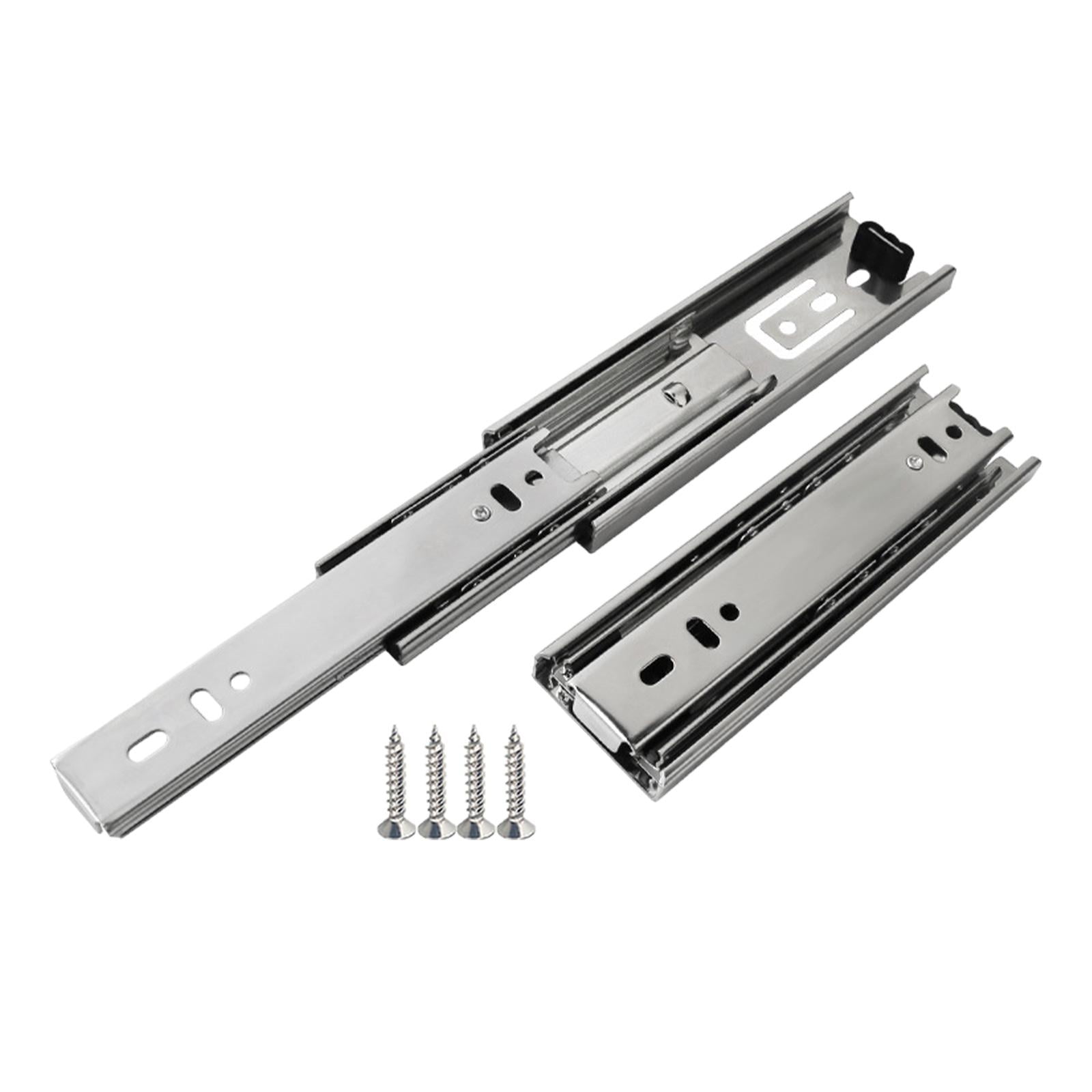 Bothyi - Rieles De Repuesto Para Cajones De Gabinetes, Rieles Para Muebles, Tocador, Dormitorio, Longitud De 6 Pulgadas, Color Blanco