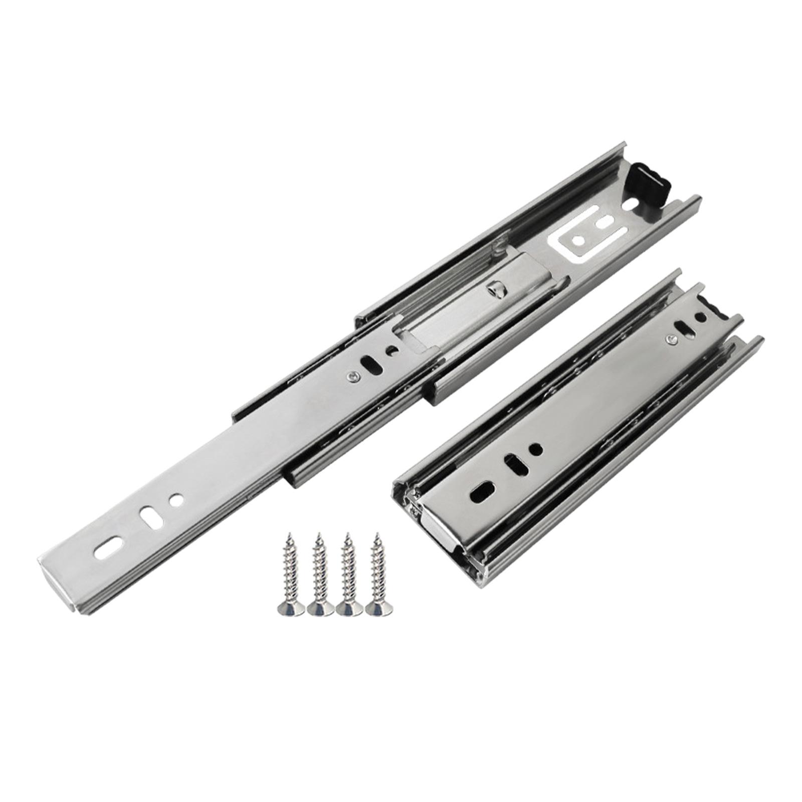 Bothyi - Rieles De Repuesto Para Cajones De Gabinetes, Rieles Para Muebles, Tocador, Dormitorio, Longitud De 6 Pulgadas, Color Blanco