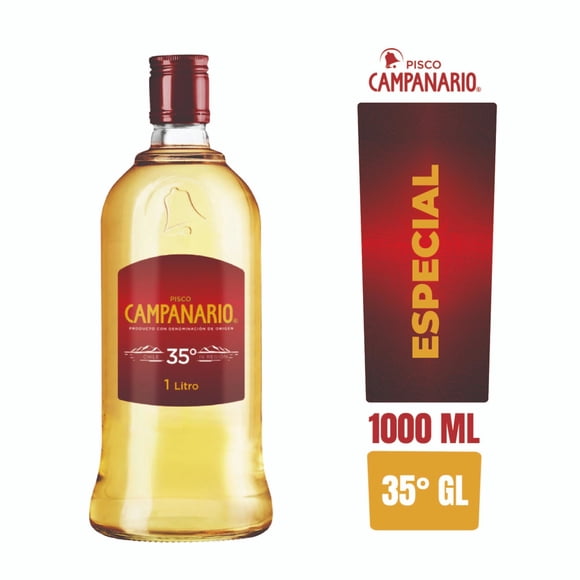 Pisco 35° Botella, 1 L