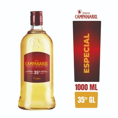 Pisco 35° Botella 1 L Campanario