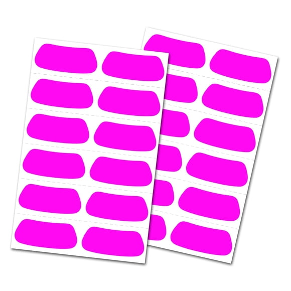 Pegatinas adhesivas Eye Black Rawlings Pink, 12 pares