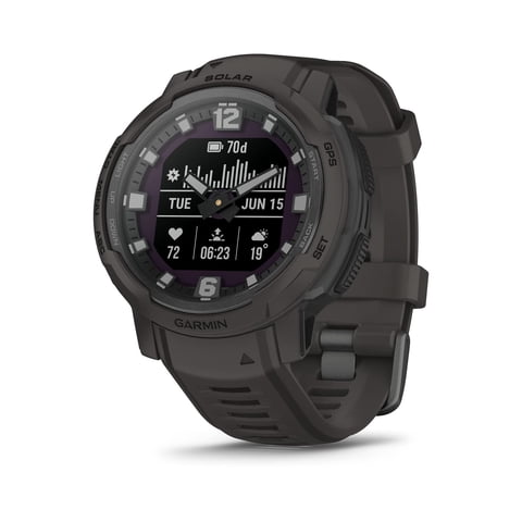 Reloj Inteligente Garmin Instinct Crossover Solar Graphite