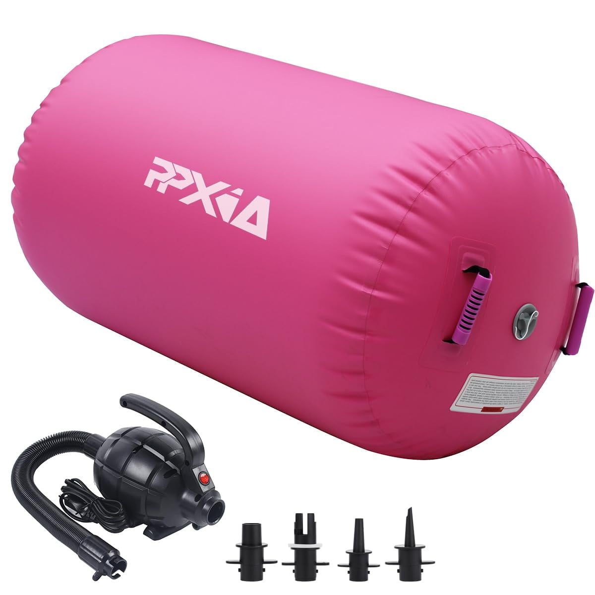 Colchoneta Inflable Para Gimnasia Ppxia Con Rodillo De Aire Y Bomba