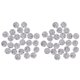 thumbnail image 5 of 48 Piezas De 12 Mm FlatBack Rsesin Rhinestone DIY Artesanía Para Todas Las Decoraciones De Plata, 5 of 5