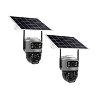Vipa - Pack 2 Cámaras Seguridad Solar Ip Wifi Exterior Full Hd 3 Mp Robótica Modelo Ips1300