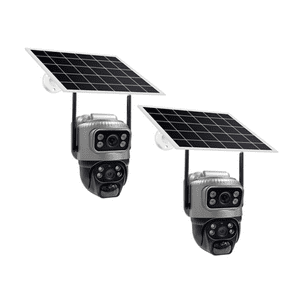 Vipa - Pack 2 Cámaras Seguridad Solar Ip Wifi Exterior Full Hd 3 Mp Robótica Modelo Ips1300