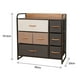 thumbnail image 4 of Cajonera Comoda 7 Cajones Carry All Metal Madera Tela Premium, 4 of 6