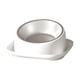 thumbnail image 5 of Cuenco Elevado De Acero Inoxidable Para Mascotas, Platos Para Beber, Para Cachorros, Gatos, Perros Pequeños, Color Blanco, 5 of 5
