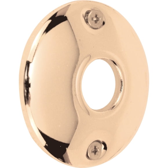 Rosettes Prime-Line E 2282, 5,7 cm, latón brillante, paquete de 2
