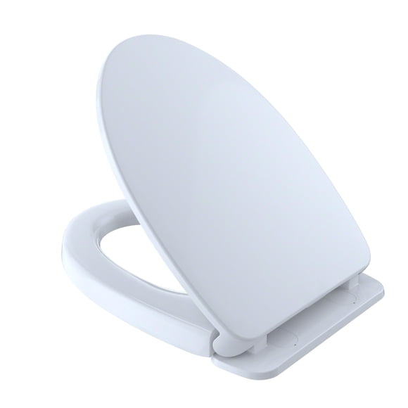 Asiento de Inodoro TOTO SS124-01 Blanco Algodón con Cierre Lento