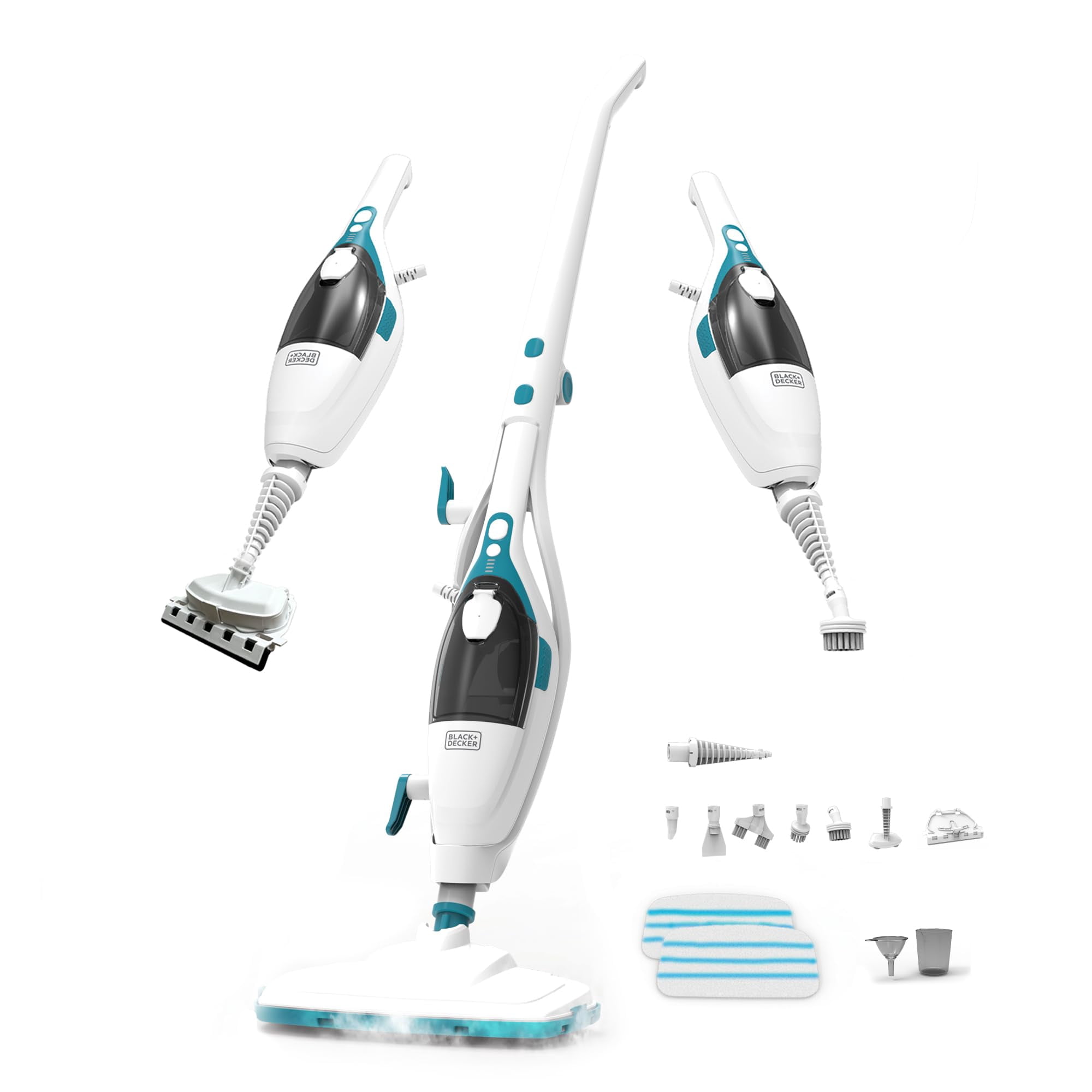 Mopa A Vapor 2 En 1 Black+decker 1500w Con 13 Accesorios