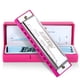 thumbnail image 1 of Harmonica East top Blues Diatonic con tecla C de 10 agujeros con funda, 1 of 7