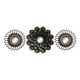 thumbnail image 1 of Espejo Pared Floral Conjunto Decorativo 3 Pza Hogar Jhn, 1 of 3