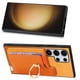 thumbnail image 2 of Funda Magnética para Samsung Galaxy S23 Ultra con Billetera y Anillo, Protector Resistente Orange, 2 of 6