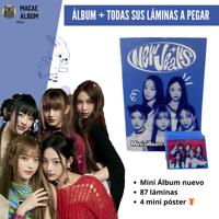Macae - Mini Álbum New Jeans + Todas Sus Láminas A Pegar