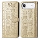 thumbnail image 1 of Funda Cartera FOXDOCK para iPhone Air , Flip PU con Relieve de Gatos y Perros, Tarjetero y Soporte, 1 of 6