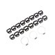 thumbnail image 1 of Escudo térmico del tubo del silenciador de escape para R1200GS F800GS F700GS F650GS Negro, 1 of 5