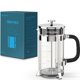 thumbnail image 4 of Cafetera de prensa francesa QUQIYSO 1L 304 de acero inoxidable, 4 of 6