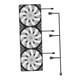 thumbnail image 1 of 3 Uds 120mm Carcasa Ventilador De Refrigeración 1200RPM RGB LED Silencioso Líquido Radiador Colorido, 1 of 5