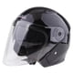 thumbnail image 4 of Casco De Motocicleta 3/4 Abierto Para Visera De Cara Completa Negro Brillante L, 4 of 5