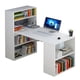 thumbnail image 1 of Escritorio Mesa Librero Blanco MDF Hogar, 1 of 3