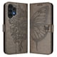 thumbnail image 1 of Funda Cartera Mariposa Para Samsung Galaxy A04 4g Con Soporte Y Ranuras Para Tarjetas Gris, 1 of 5