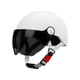 thumbnail image 2 of Casco De Moto Casco Vintage Para Adultos Hombres Mujeres Bicicleta Motocross Blanco, 2 of 4