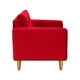 thumbnail image 5 of Sofa Retro 1c Felpa 01 Rojo, 5 of 6