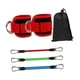 thumbnail image 3 of 3 Piezas De Bandas De Resistencia Para Tobillos Con Pu?os Para Entrenamiento De Fuerza, Color Rojo, 3 of 5
