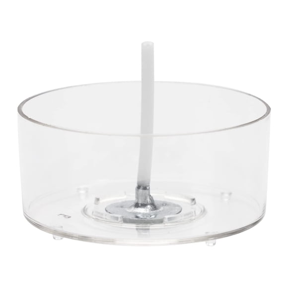 Vasos para velas tipo tea light CandMak 39 mm 50 piezas de plástico transparente