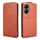 thumbnail image 1 of Funda tipo folio para Xiaomi Redmi Turbo 4 Pro 5G con soporte magnético y protección para la cámara Marrón, 1 of 6