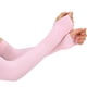 thumbnail image 1 of Xiao Hua 10 Mangas Rosadas Frescas de Protector Solar con Orificios para el Pulgar, Adecuadas para Protección UV de Hombres y Mujeres, Golf, Ciclismo, Correr, Conducir, Mangas de Protector Solar, 1 of 4