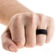 thumbnail image 1 of 10pcs 8mm de ancho flexible de goma de silicona anillo de dedo de la boda banda US Size6, 1 of 3