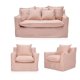 thumbnail image 1 of Juego De Living Fontana 4 Cuerpos Lino Rosado, 1 of 7