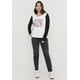 thumbnail image 4 of Polera Mujer Fabric Mix Negro Corona, 4 of 5