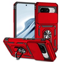 Estuche Gangxun Para Google Pixel 8, Soporte Giratorio 360°, Estilo Mecánico Y Magnético